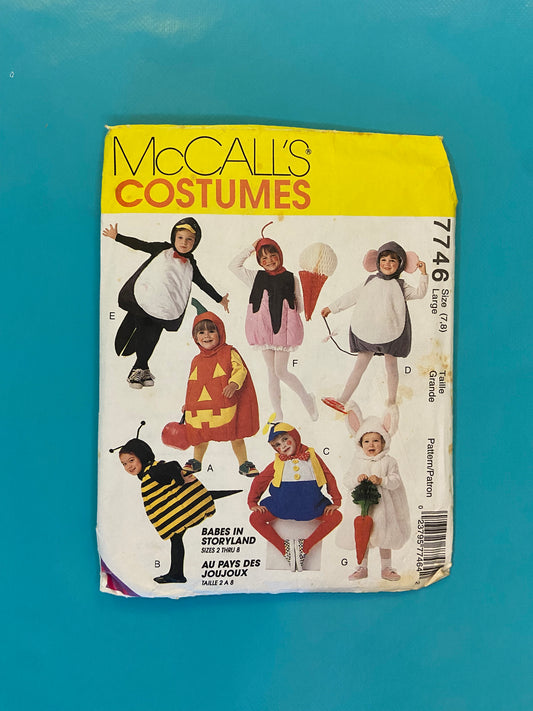 VINTAGE 90'S HALLOWEEN COSTUME SEWING PATTERN