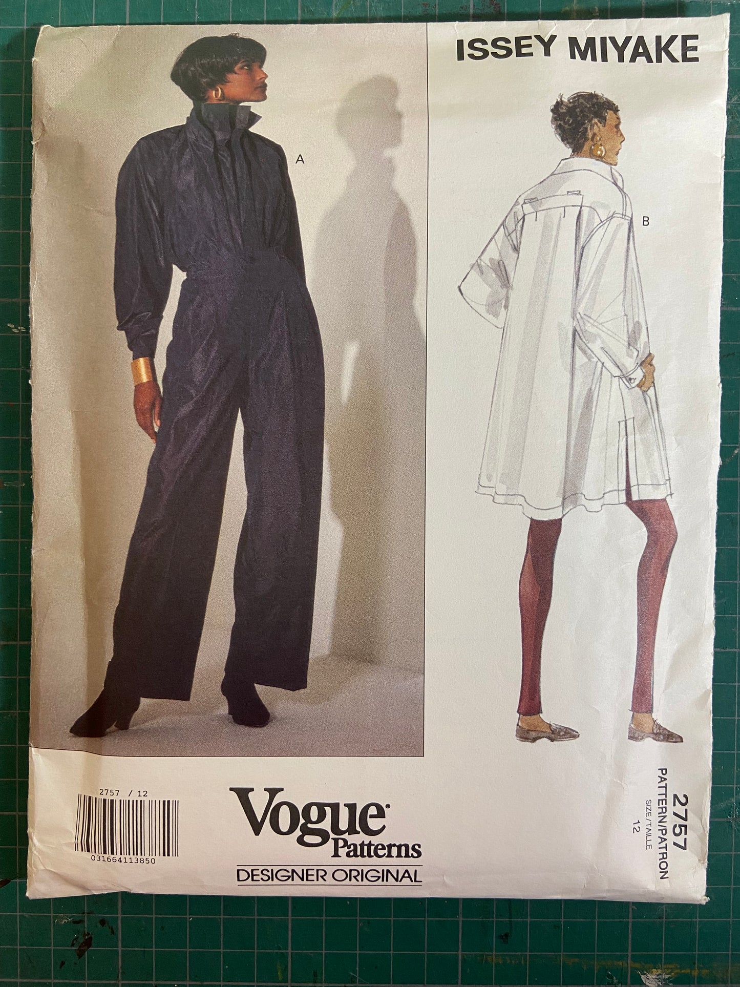 RARE VINTAGE 'ISSEY MIYAKE" TOP, PANTS AND DRESS SEWING PATTERN ***UNCUT