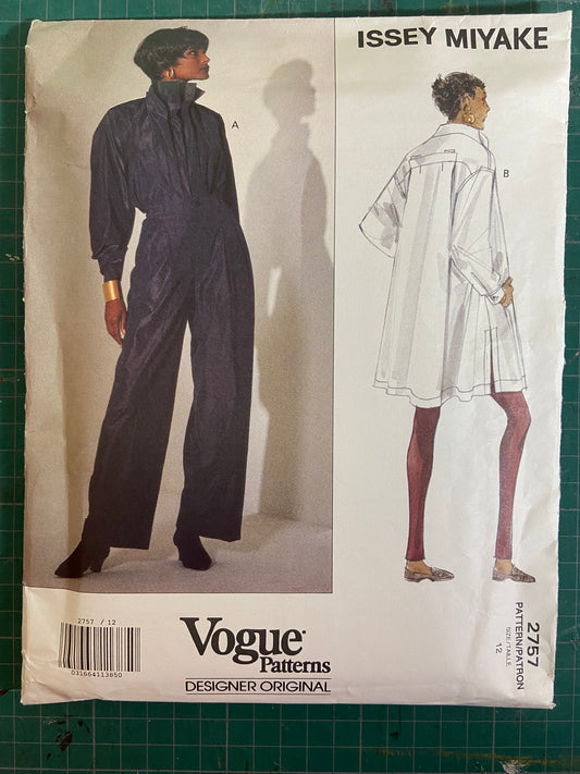 RARE VINTAGE 'ISSEY MIYAKE" TOP, PANTS AND DRESS SEWING PATTERN ***UNCUT