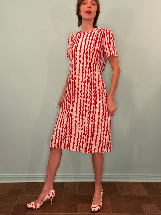 "THE BACON DRESS" - HANDMADE, %100 COTTON
