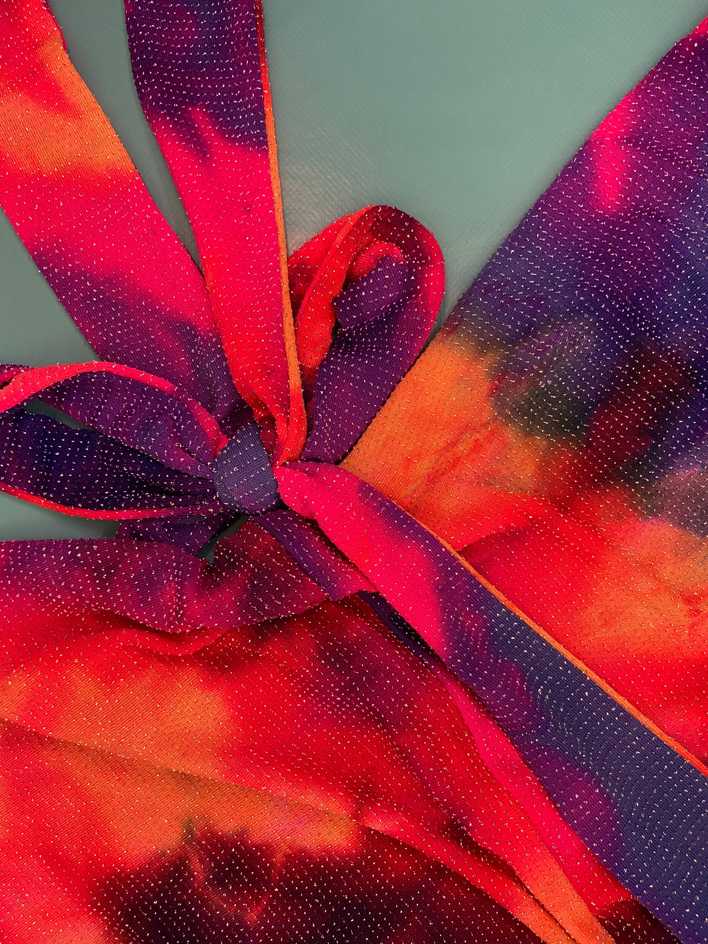 RAINBOW GLITTERY BODY SUIT