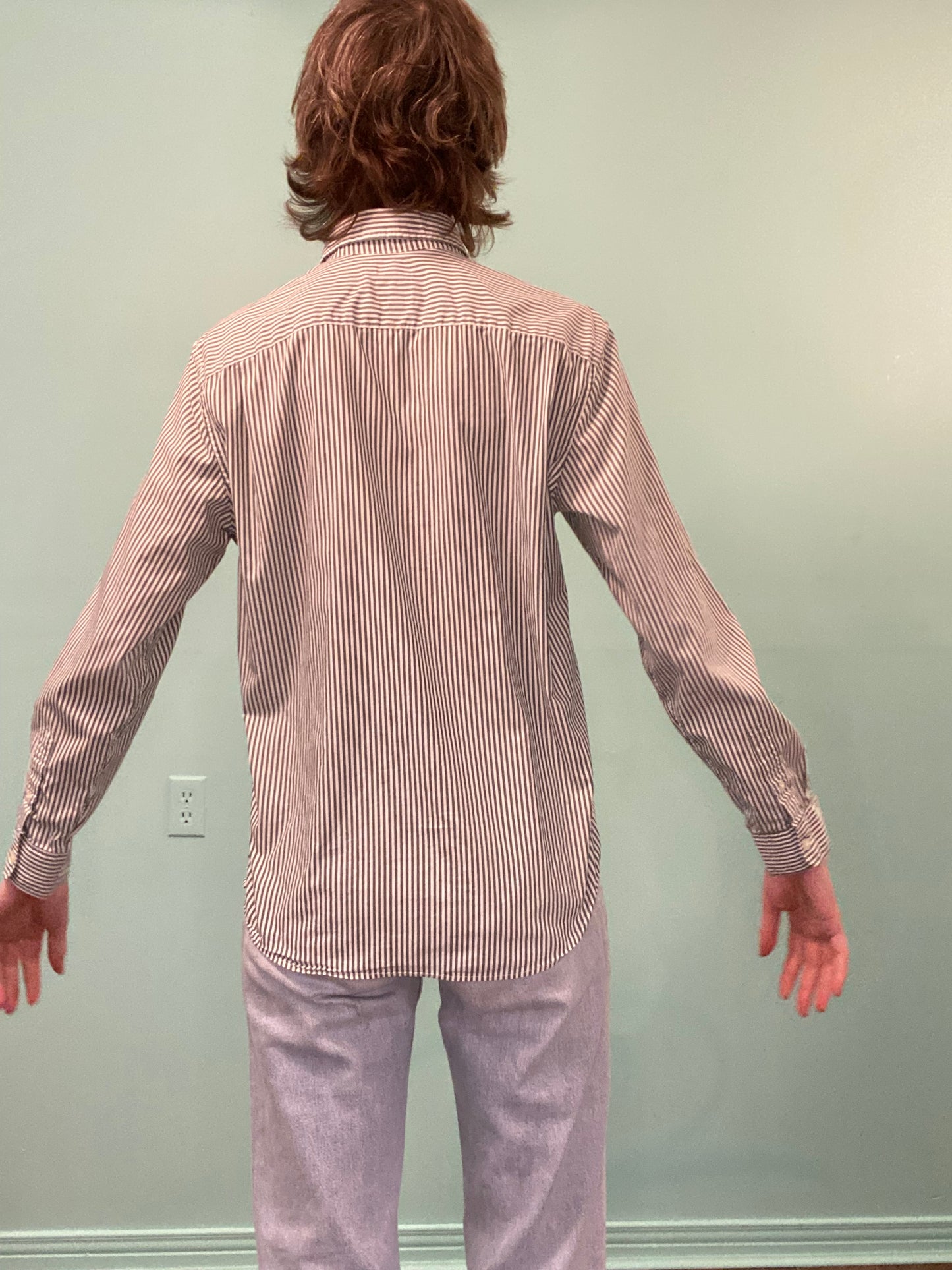 CLASSIC "GAP" STRIPED OFFICE SHIRT