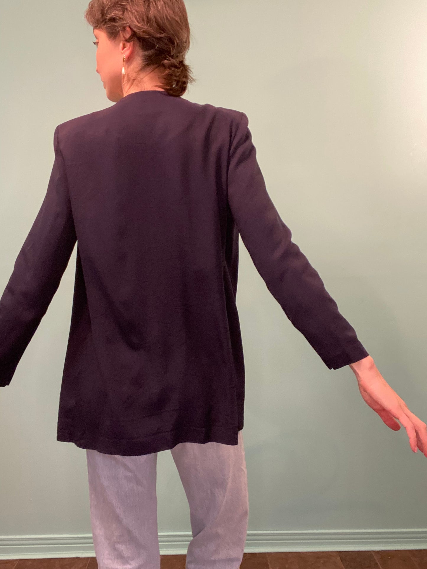 VINTAGE "MAREN" THREE PIECE BLAZER VEST SET (ALL ATTACHED AT SIDE SEAMS)