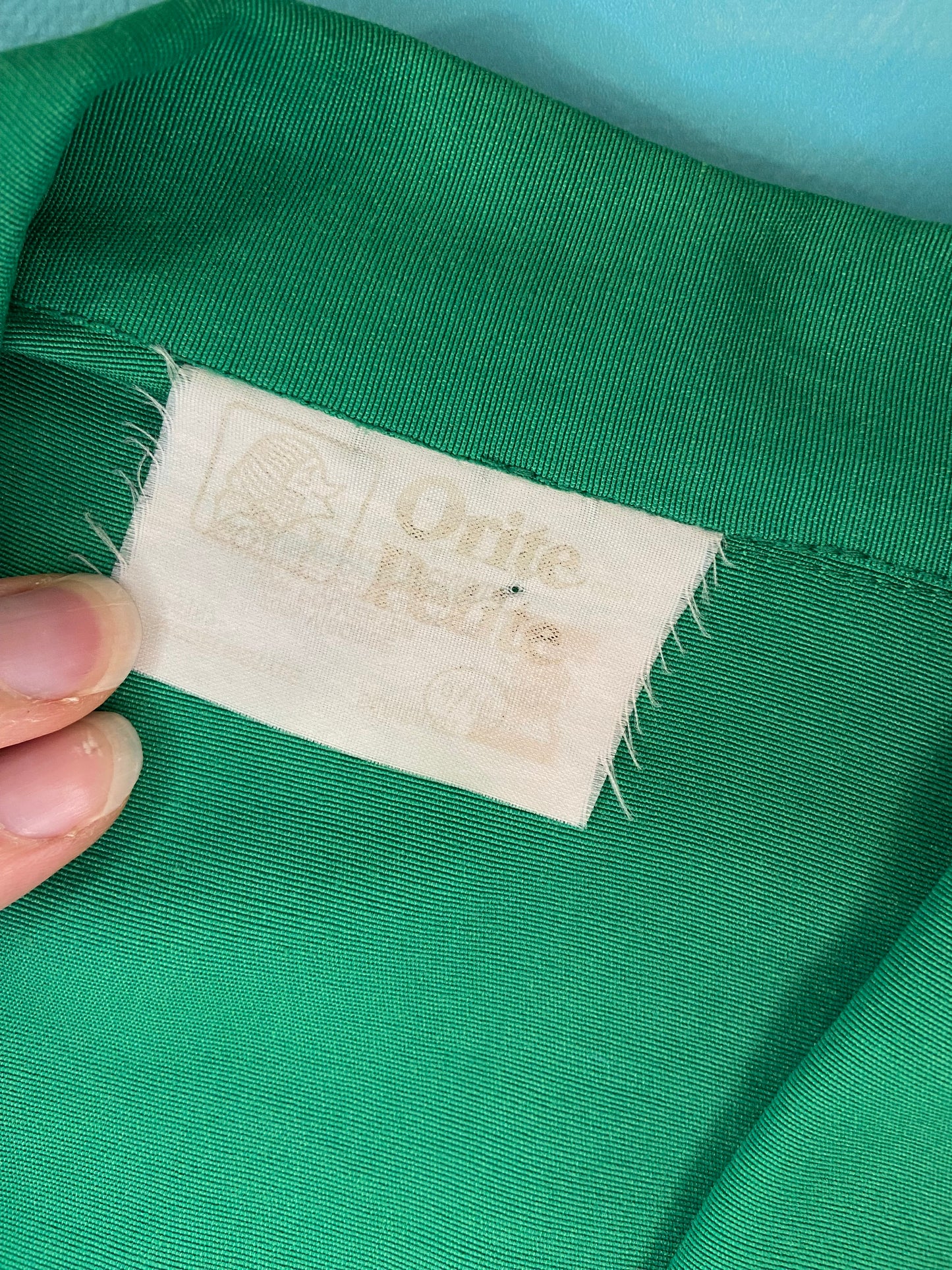 VINTAGE "ORITE PETITE" GREEN SUIT DRESS