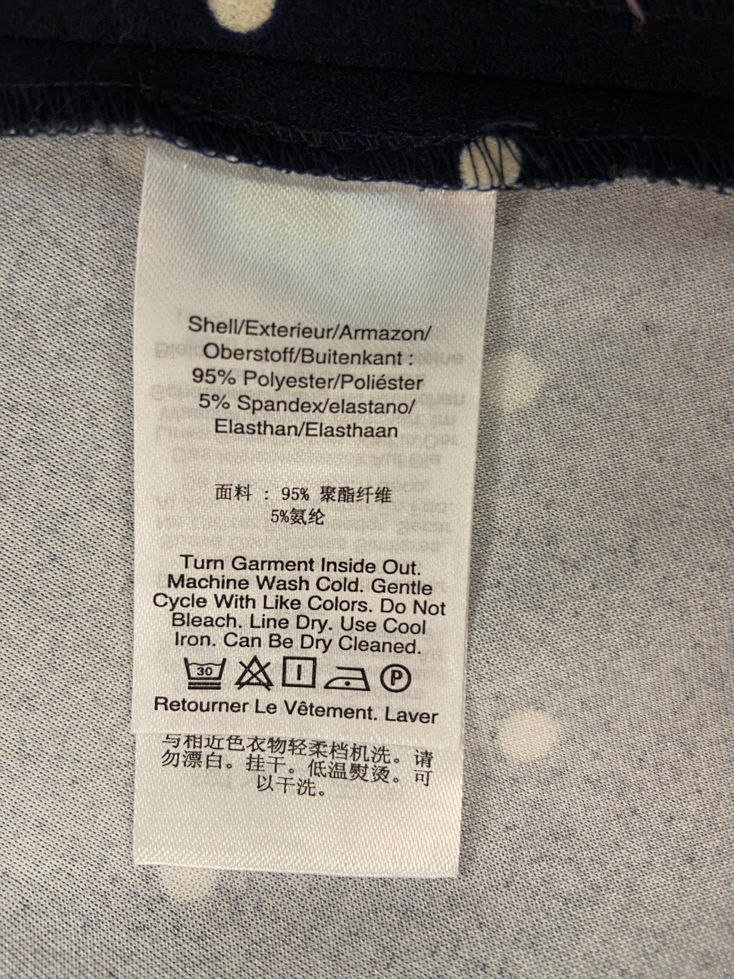 "DKNY" PRETTY POLKA DOT DRESS