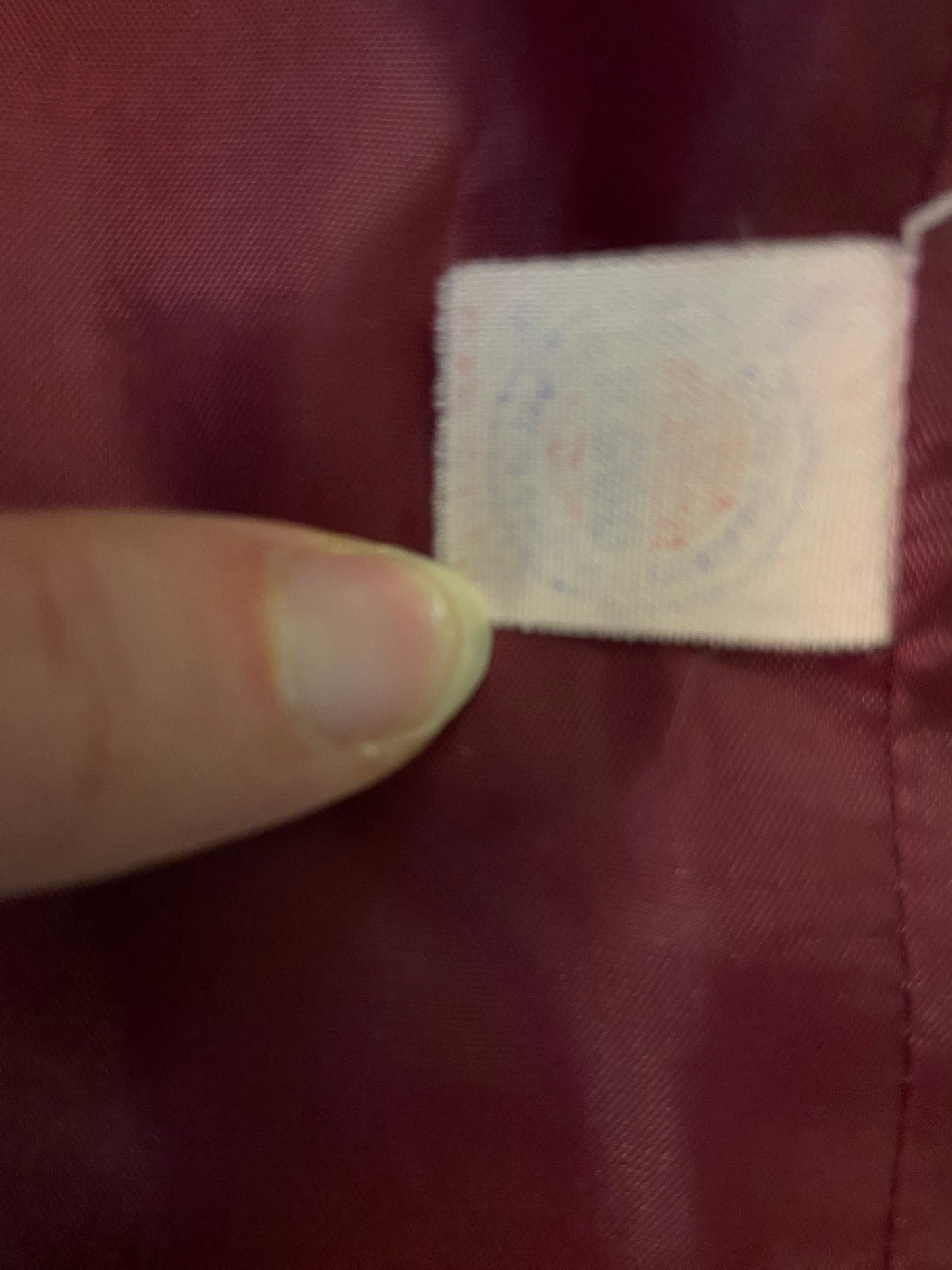 VINTAGE RASBERRY COLOURED FAUX SUEDE SUIT