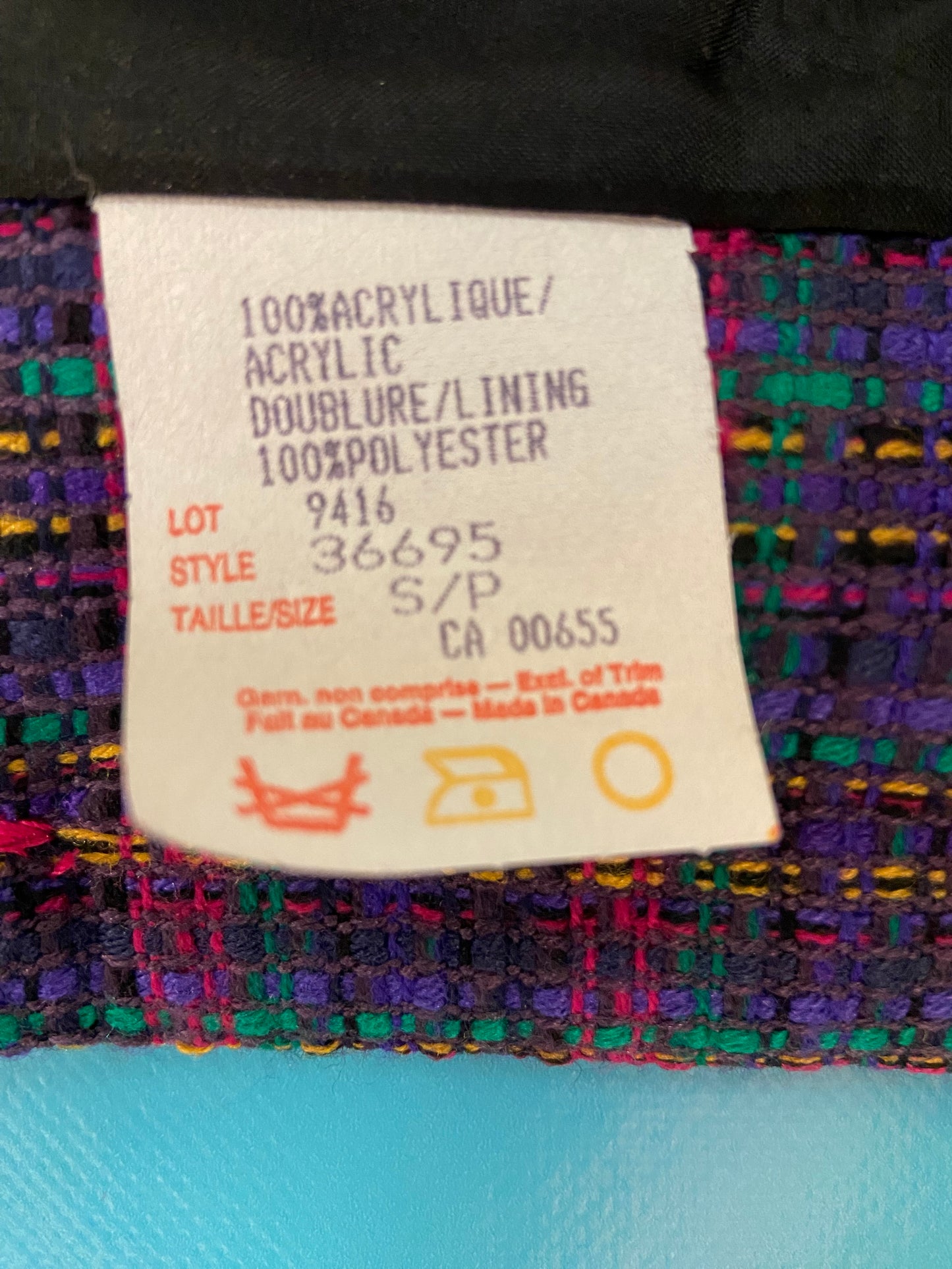 VINTAGE "REITMANS LIFE STYLE" PURPLE PLAID SUIT