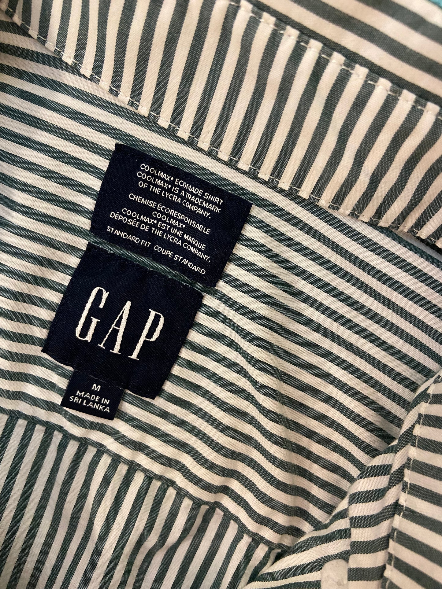 CLASSIC "GAP" STRIPED OFFICE SHIRT