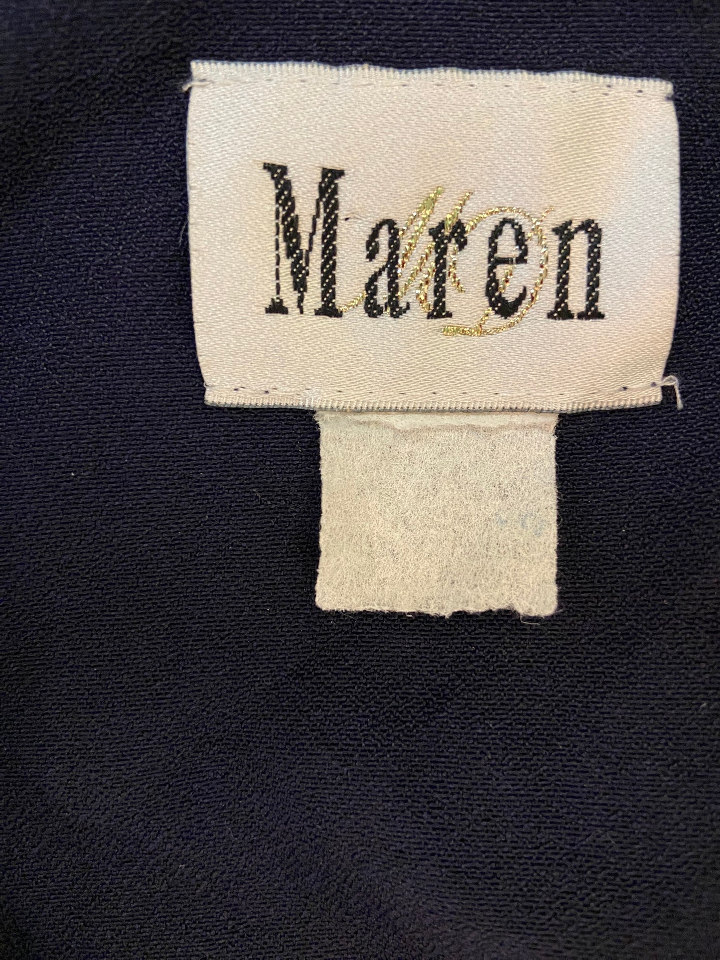 VINTAGE "MAREN" THREE PIECE BLAZER VEST SET (ALL ATTACHED AT SIDE SEAMS)