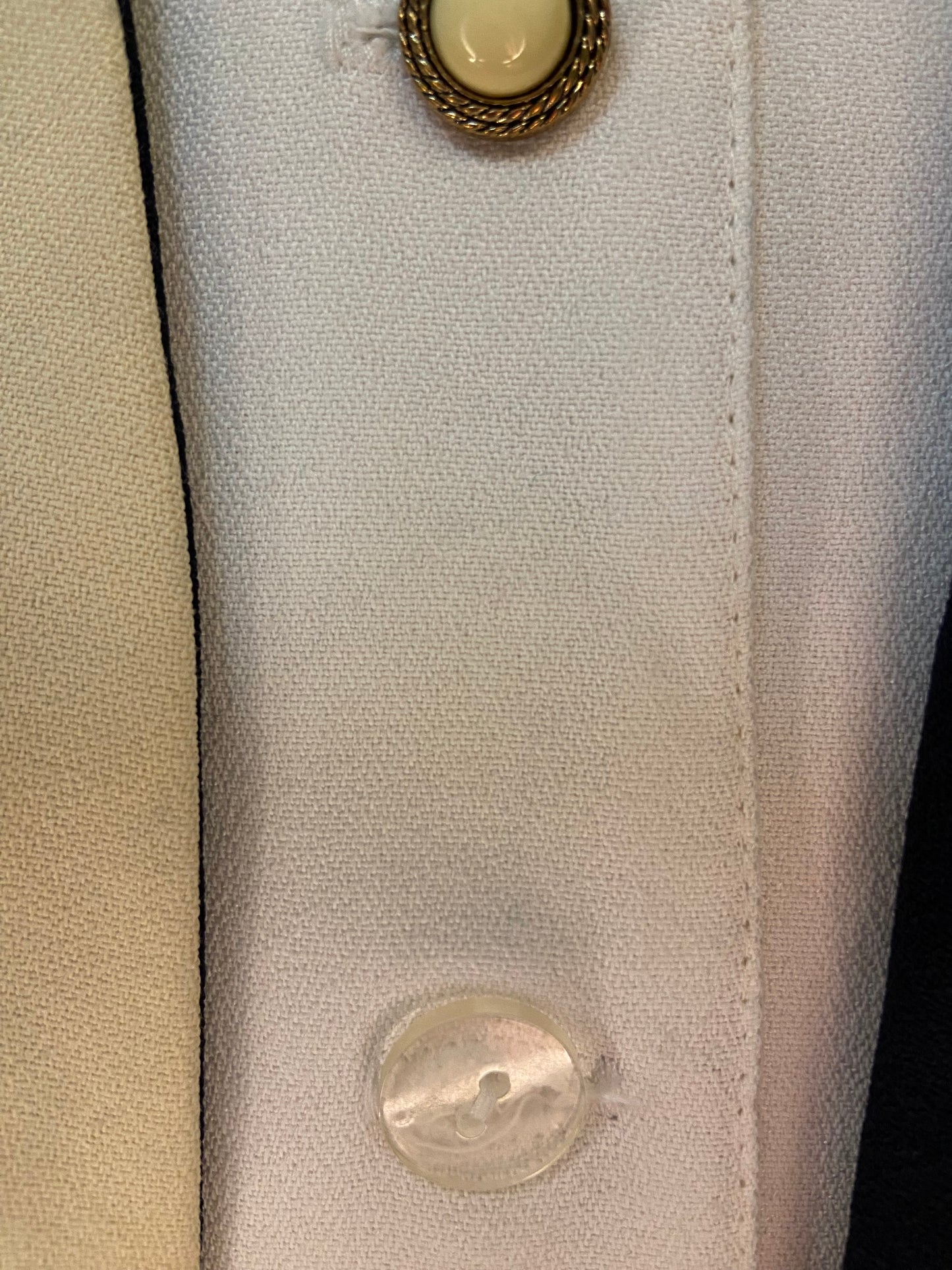 VINTAGE "MAREN" THREE PIECE BLAZER VEST SET (ALL ATTACHED AT SIDE SEAMS)