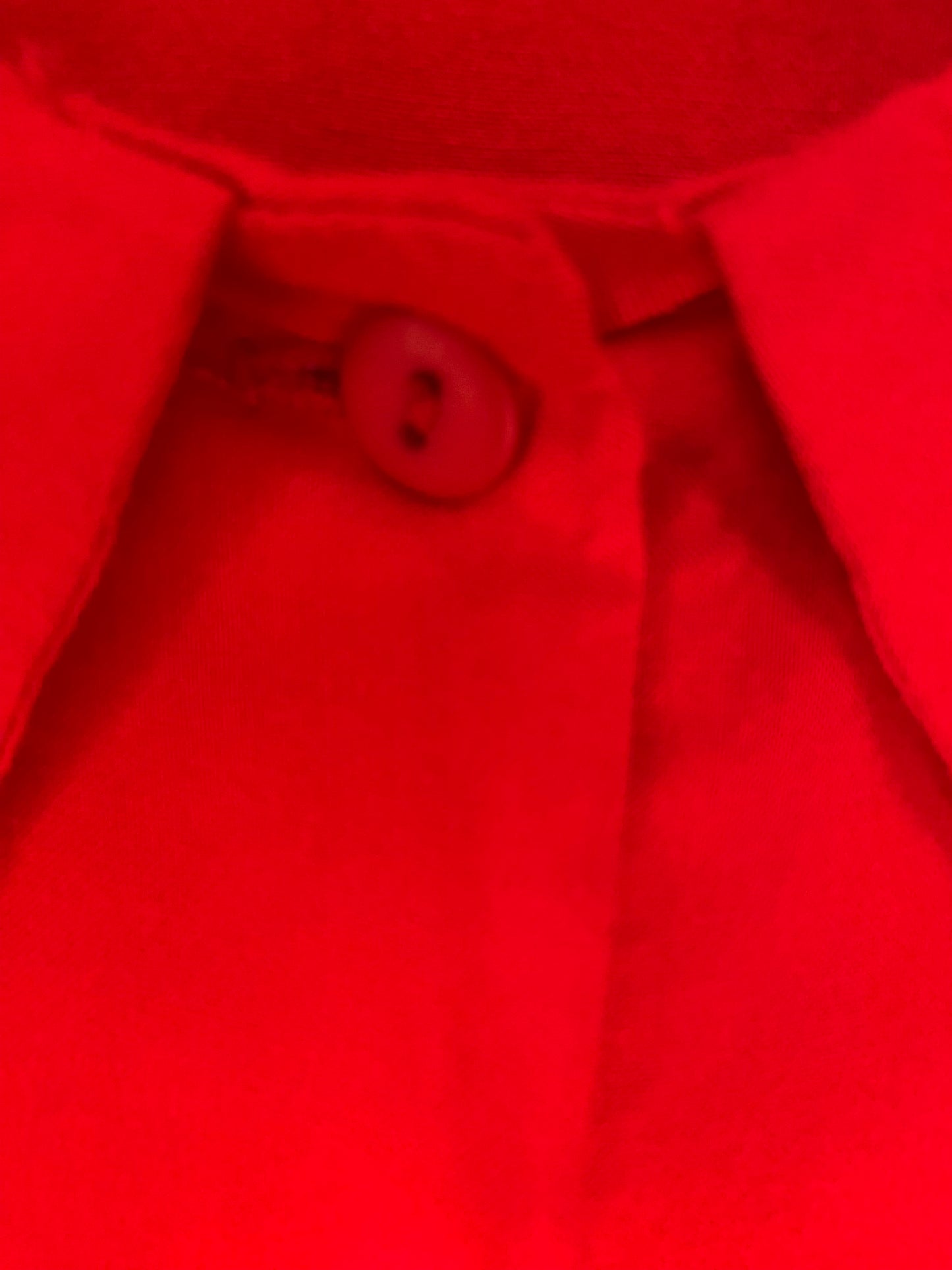 VINTAGE "SMART SET" RED SHORT SLEEVE BLOUSE