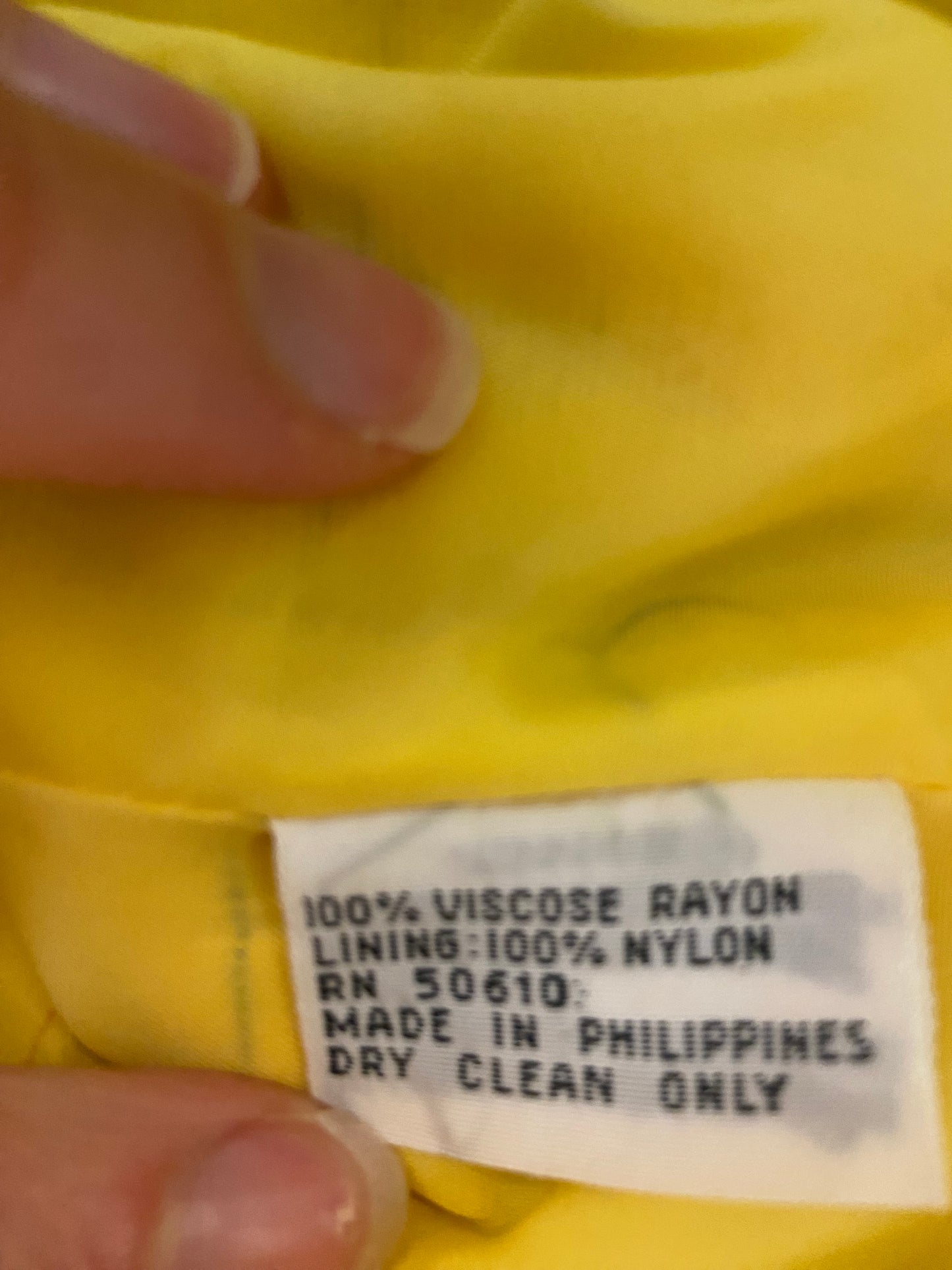 VINTAGE "MATRIX" YELLOW BLAZER