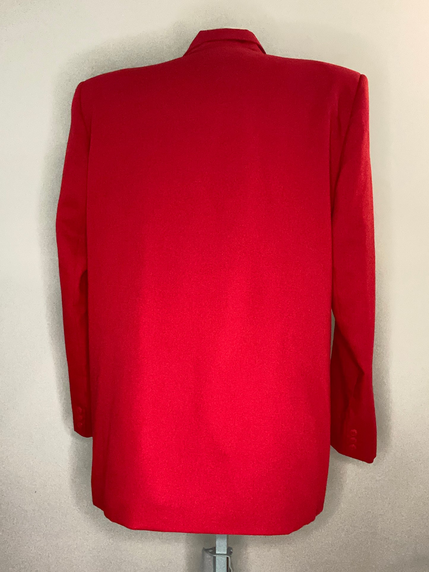 VINTAGE "TALL GIRL"!!!! RED DOUBLE BREASTED BLAZER