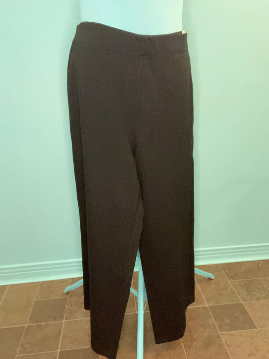MAX STUDIO ***NEW WITH TAGS WIDE LEG BLACK OFFICE PANTS