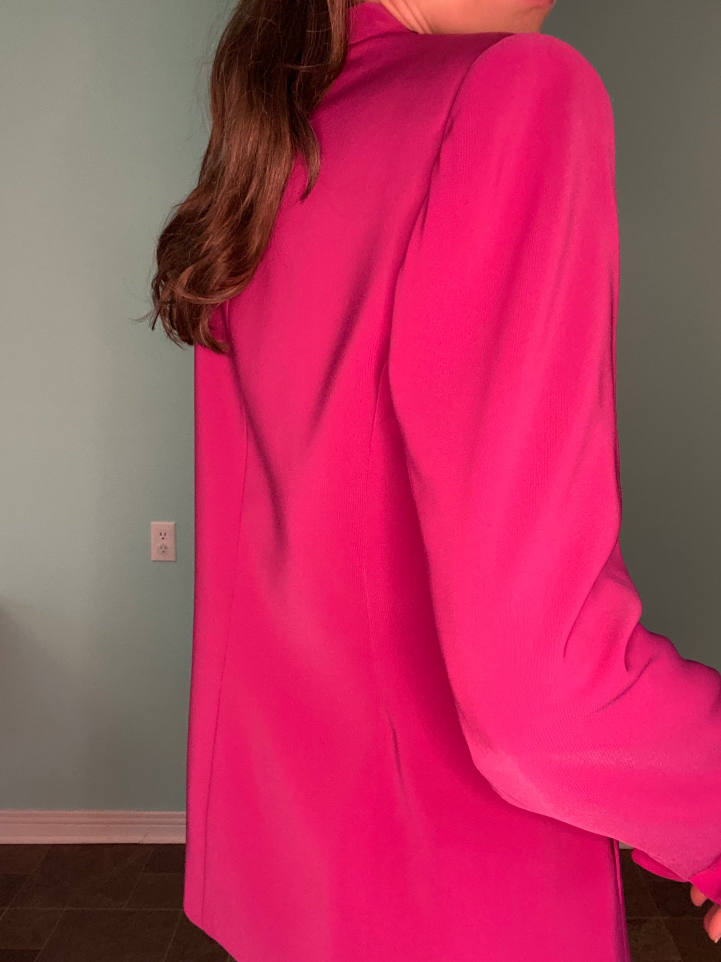 VINTAGE "KASPER &COMPANY ASL" BERRY COLOURED BLAZER