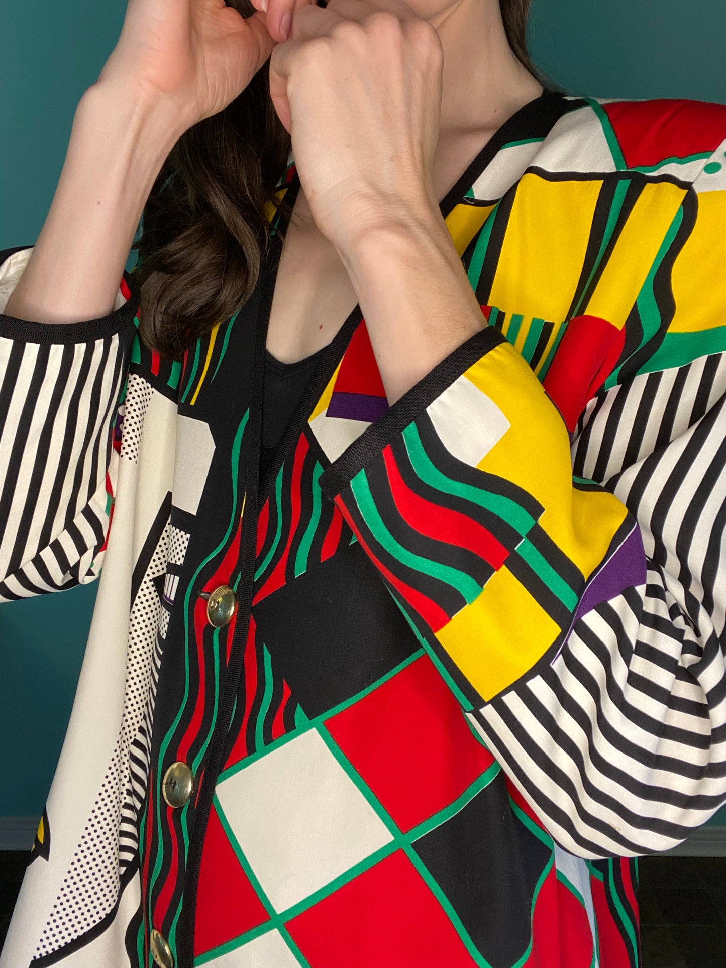 VINTAGE PICASSO INSPIRED "SIMON CHANG" BLAZER