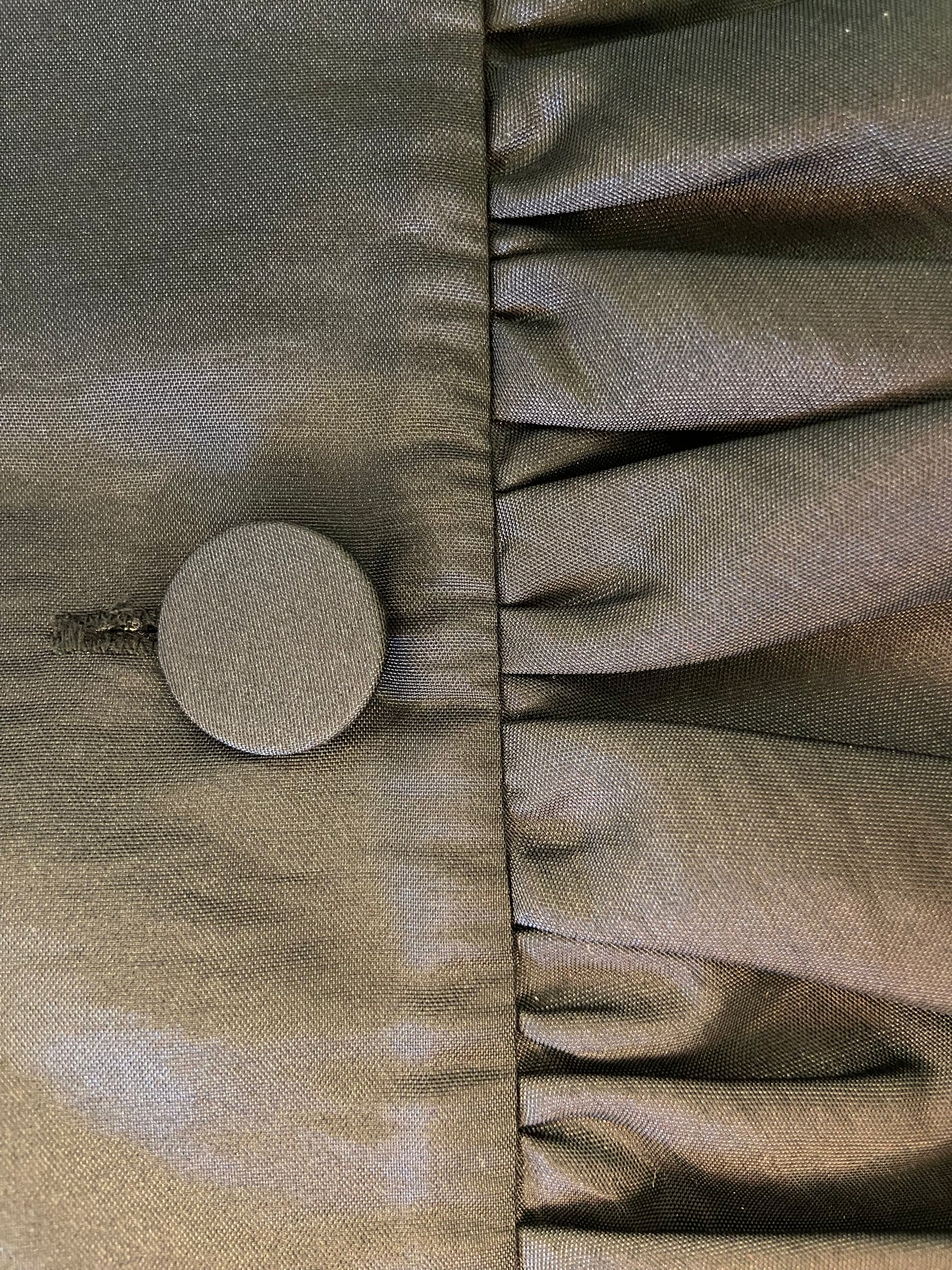 "CALVIN KLEIN" RUFFLED DRESS COAT