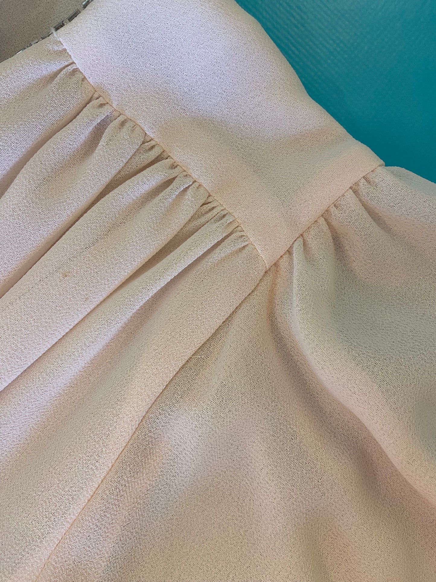 VINTAGE "GRACE-LA BOUTIQUE" SEQUIN EMBELLISHED BATWING TOP