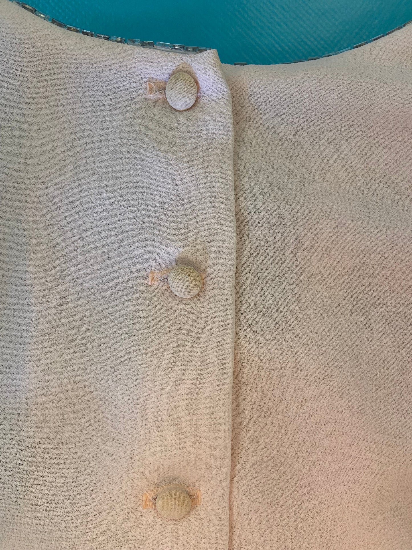 VINTAGE "GRACE-LA BOUTIQUE" SEQUIN EMBELLISHED BATWING TOP