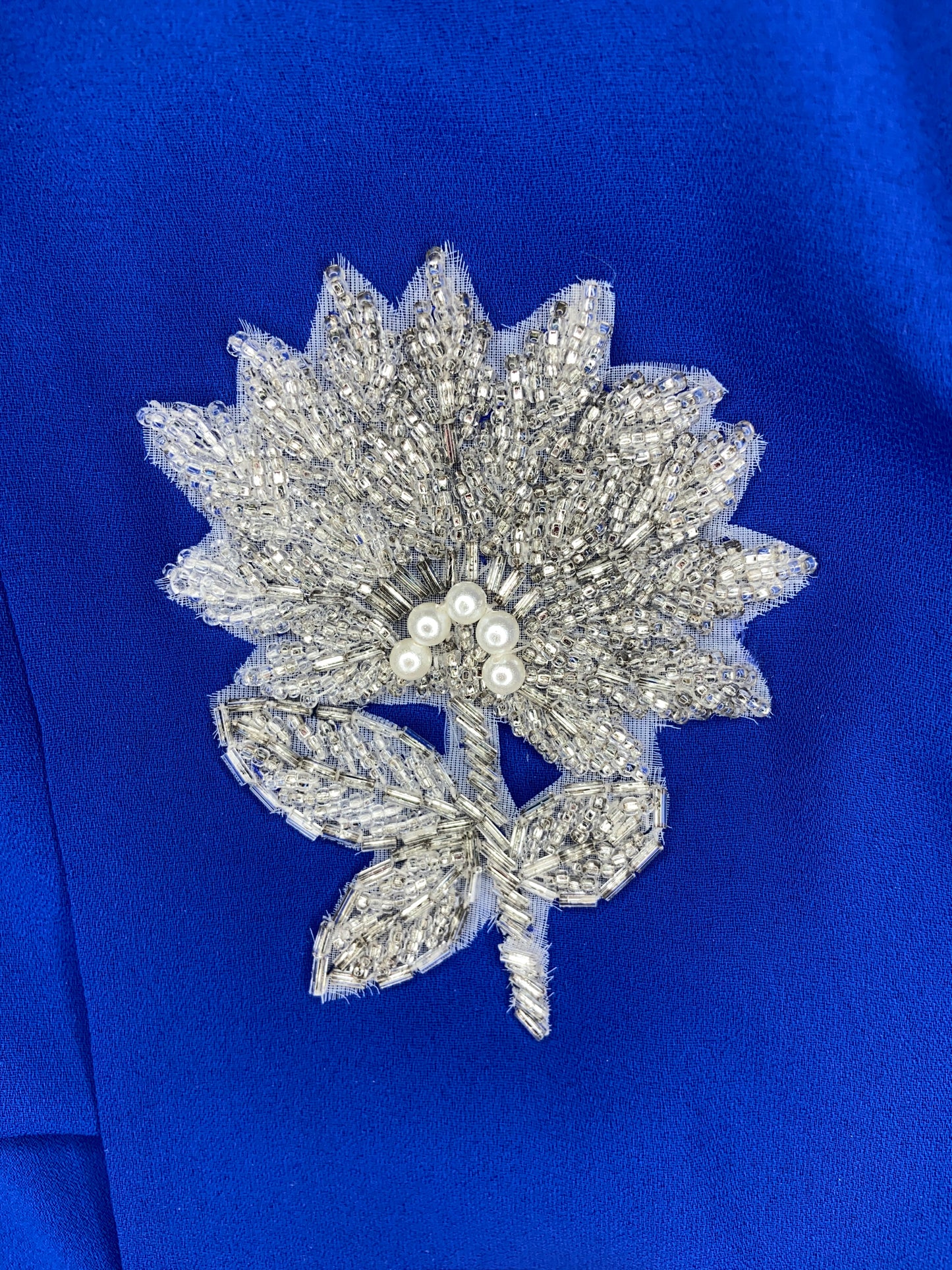 STUNNING VINTAGE BLOUSE WITH SEQUIN EMBELLISHMENT