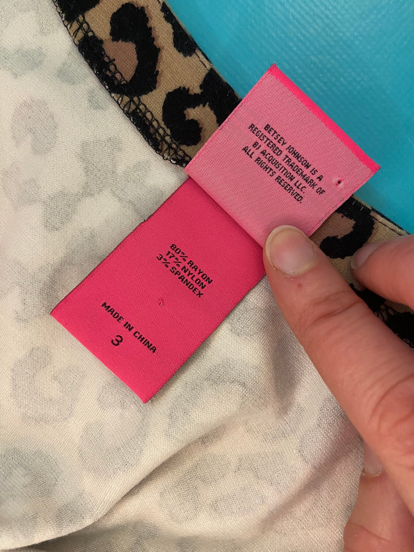 "BETSEY JOHNSON FOR TORRID" FLARED CHEETAH DRESS