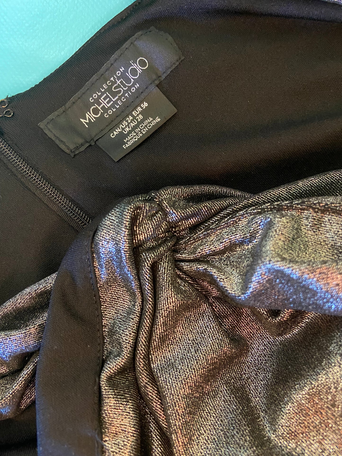 "MICHEAL STUDIO" GUN METAL DRESS