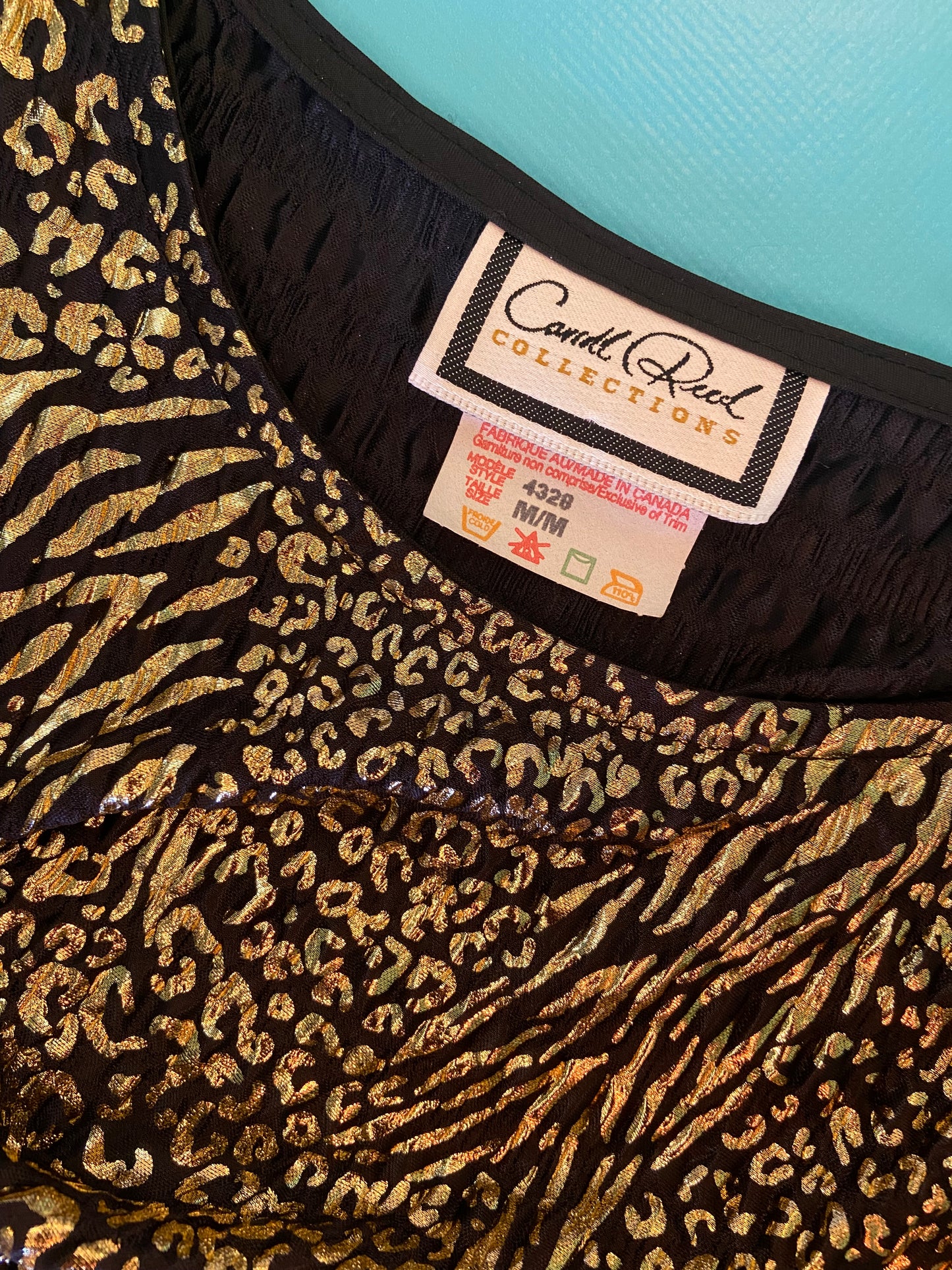 VINTAGE "CAROL REED COLLECTIONS" GOLD FOIL TOP