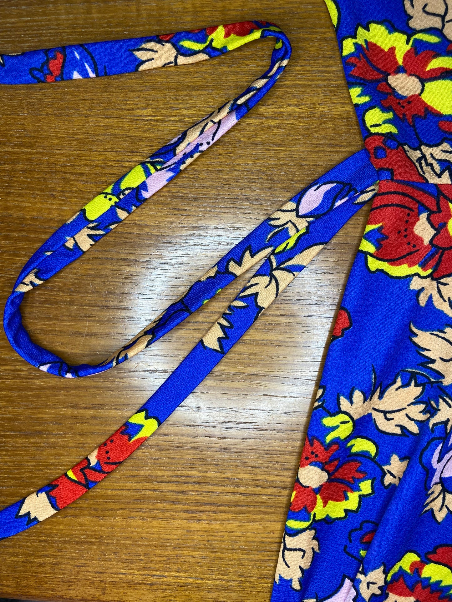 FABULOUS VINTAGE 70'S FLORAL MAXI DRESS