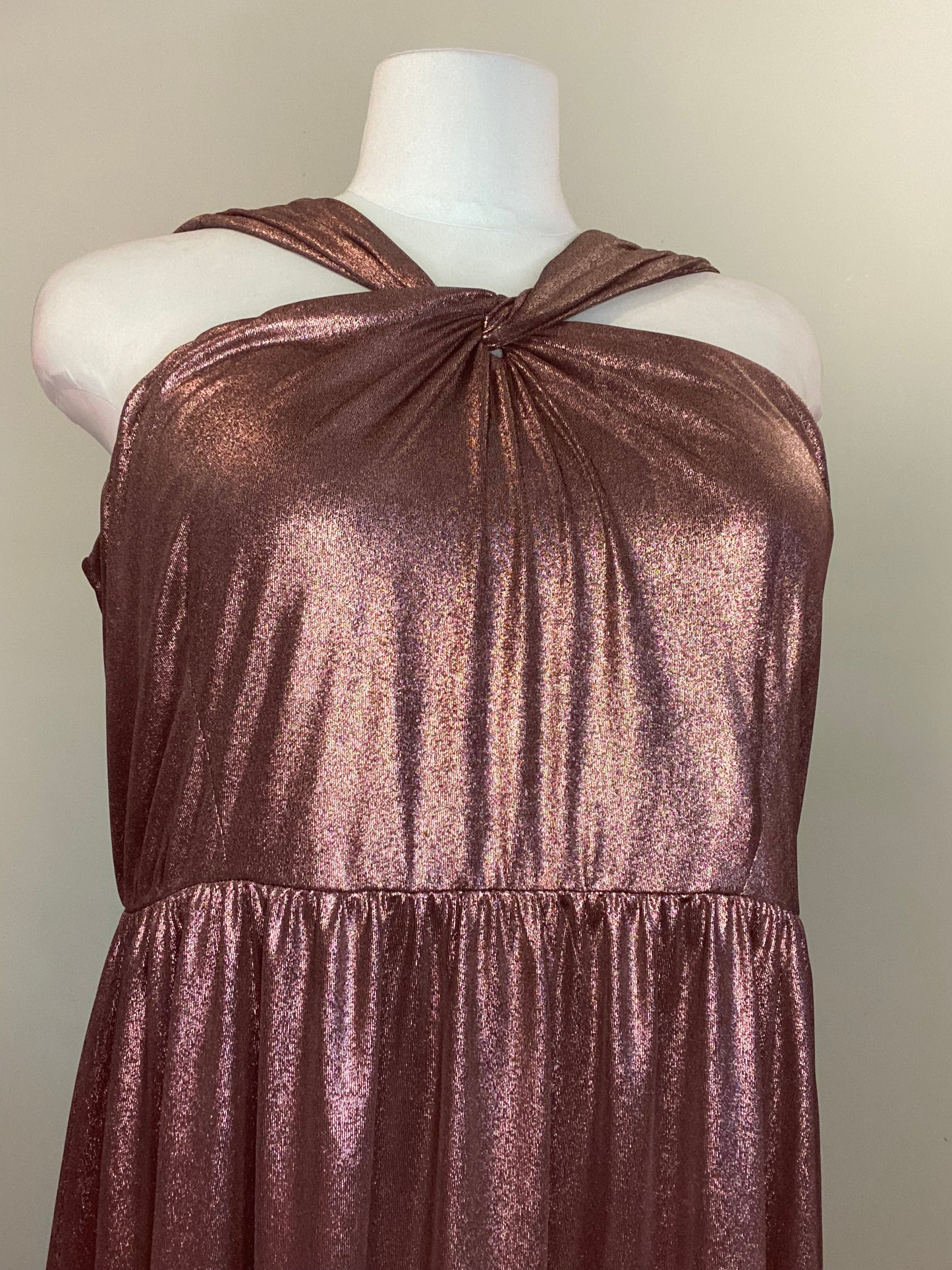 "MICHEAL STUDIO" GUN METAL DRESS